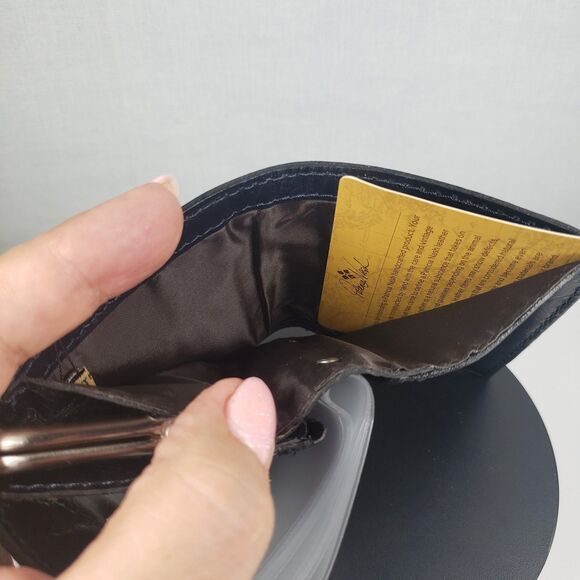 Patricia Nash Astor English Rustic Mums ID Credit Card Kiss Lock Coin Wallet - Picture 11 of 16